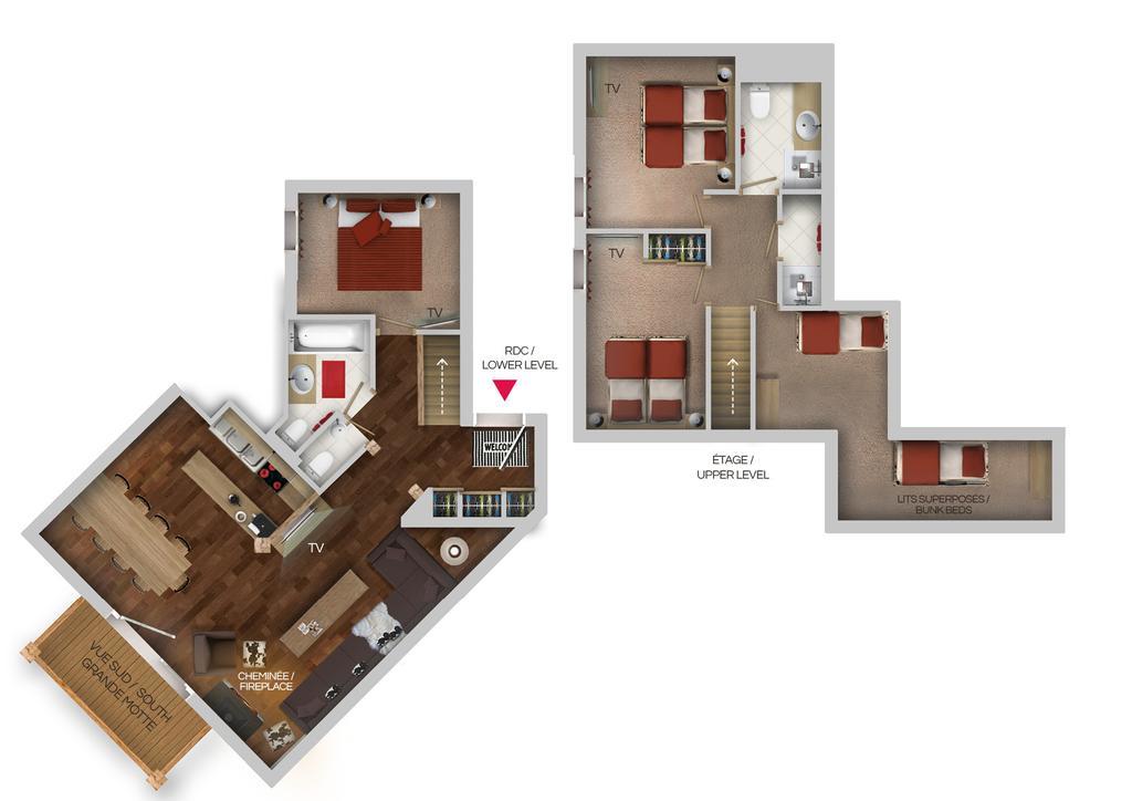 Chalets Montana Planton Tignes Phòng bức ảnh
