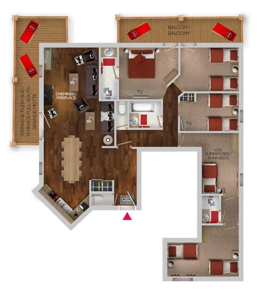 Chalets Montana Planton Tignes Ngoại thất bức ảnh